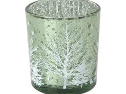 Teelicht-Glas Baum Ø 7 cm x 8 cm 3-fach sortiert* Kerzenhalter