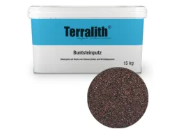 Terralith Buntsteinputz Mosaikputz 2mm -15 kg- BSP57 Braun* Außen-Fassadenfarben