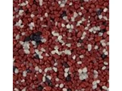 Terralith Buntsteinputz Mosaikputz 2mm -15 kg- BSP07 Weiss Rot Schwarz