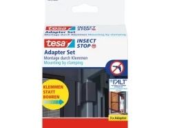 Tesa ® Fliegengitter Adapter-Set für faltbare Alu-Türrahmen Falt* Insektenschutz