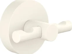 Tesa Moon White Bademantelhaken Matt inkl. Klebelösung