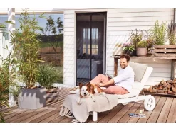 Tesa ® Selbstschließender Magnetvorhang 1,00 m x 2,20 m Anthrazit