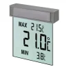 TFA Digitales Fenster-Thermometer Vision Grau
