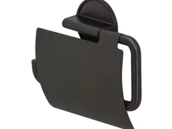 Tiger Toilettenpapierhalter Tune mit Deckel Metall gebürstet-* Klebefolien