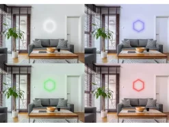 Trio LED-Lichtsystem Lines Starter-Set 5er Weiß inkl. Steuerung* TV-Wände