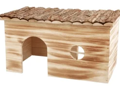 Trixie Haus Grete Natural Living geflammt 45 cm x 24 cm x 28 cm* Kleintierbedarf