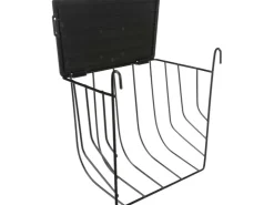 Trixie Heuraufe zum Einhängen mit Deckel Metall 20 × 18 × 12 cm Schwarz* Kleintierbedarf