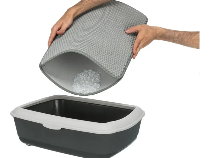 Trixie Siebmatte für Katzentoiletten Grau 40 cm × 58 cm