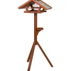 Trixie Vogelfutterhaus Natura mit Ständer 53 cm x 28 cm x 53 cm/ 1,40 m