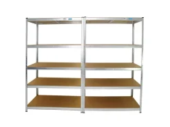 TRUTZHOLM 2er Set XXL Schwerlastregal 180x120x60 cm 875 kg Traglast Werkstattregal* Metallregale|Kellerregale
