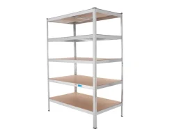 TRUTZHOLM Schwerlastregal 180x115 x75cm Regal 5 Böden Traglast 875 kg* Metallregale|Kellerregale