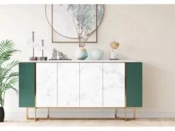 Tulup Möbelfolie Marmor Granit Klebefolie Möbel 100x50 cm Folie für Möbel Weiß Möbelfolie Klebefolie für Möbel
