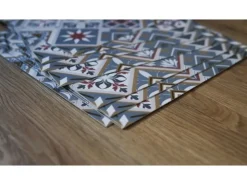 Tulup PVC Fliesen Selbstklebende 30 cm x 30 cm Set von 9 Klassische Klebefliesen Vinyl Bodenfliesen Klebefliesen für Küche Orientalisches Mosaik* Mosaik