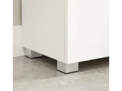 Vasagle Badezimmerschrank mit Schublade und Regal 30 cm x 60 cm x 80 cm Weiß* Regale Massivholz|Regal Weiß