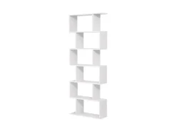 Vasagle Bücherregal 6 Ebenen 24 cm x 70 cm x 190,5 cm Weiß
