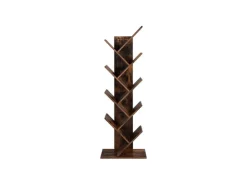 Vasagle Bücherregal Baum-Form 25 cm x 50 cm x 141,5 cm Braun