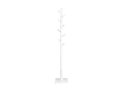 Vasagle Garderobenständer Massivholz 30 cm x 30 cm x 175 cm Weiß* Garderoben