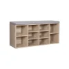 Vasagle Schuhbank 30 cm x 104 cm x 48 cm Eichefarben-Grau* Sitzbänke