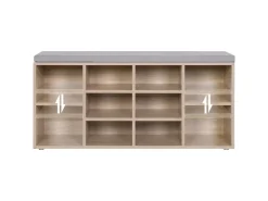 Vasagle Schuhbank 30 cm x 104 cm x 48 cm Eichefarben-Grau* Sitzbänke