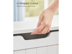 Vasagle Schuhtruhe 40 cm x 76 cm x 48 cm Weiß* Sitzbänke