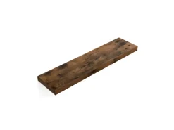 Vasagle Wandboard 20 cm x 80 cm x 3,8 cm Braun* Regale Massivholz|Holzregale