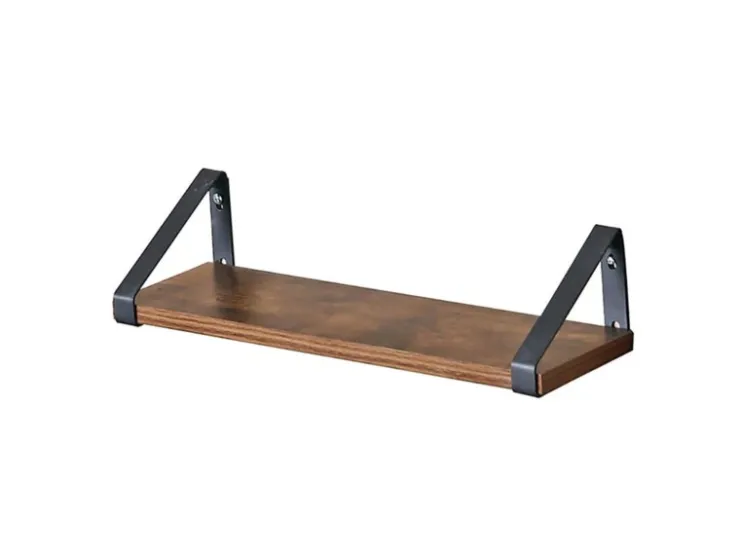 Vasagle Wandregal 40 cm x 12 cm x 11 cm Braun-Schwarz* Schweberegale