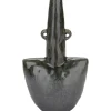 Vase Ancient Secrets 25 cm x 14 cm x 8 cm Dunkelgrau* Vasen
