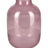 Vase Blush Bordeaux Glas 25,5 cm x Ø 18 cm Burgunderrot* Vasen