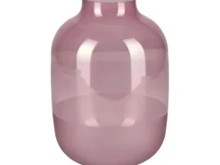 Vase Blush Bordeaux Glas 25,5 cm x Ø 18 cm Burgunderrot* Vasen