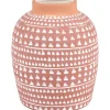 Vase Desert Flower Keramik 18,5 cm x Ø 15 cm Terrakotta