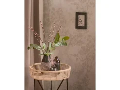 Vase Minimalist Zen Keramik 12,8 cm x Ø 10,2 cm Schwarz