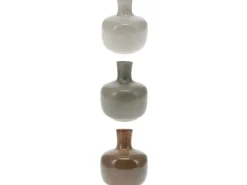 Vase Porzellan Flaschenform Klein Ø 13 cm x 15 cm Farbauswahl* Vasen