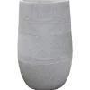Vase Varying Stripes Fibre-Clay Ø 24 cm x 39 cm Antikweiß* Vasen