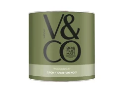 V&CO Premium-Innenfarbe Dead Flat Matt Grün Farbton 3 2,5 l