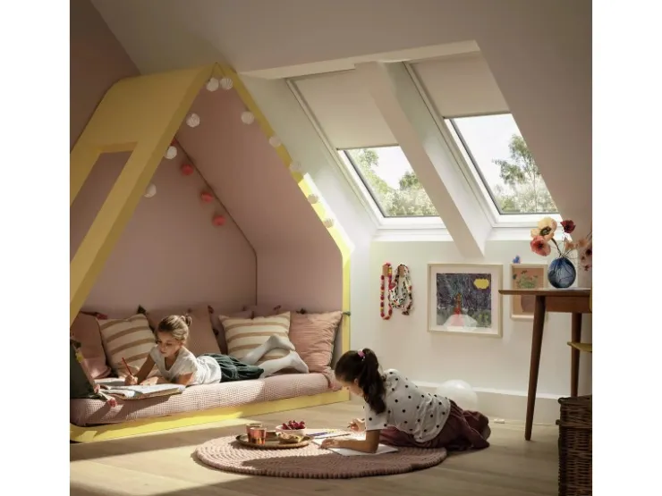 Velux Sichtschutzrollo Manuell RFL PK06 1028S* Raffrollos