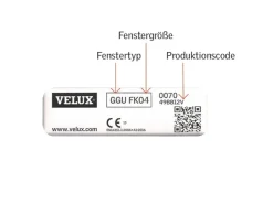 Velux Sichtschutzrollo mit Haltekrallen RG 047 1028* Raffrollos