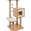 Vesper Kratzbaum High Base 55,5 cm x 56 cm x 121,5 cm Walnuss* Katzenbedarf