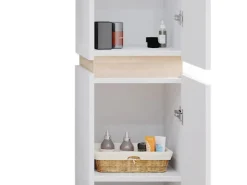 Vicco Badschrank Gloria /Sonoma 33 x 198 cm mit 2 Türen