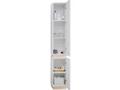 Vicco Badschrank Gloria /Sonoma 33 x 198 cm mit 2 Türen