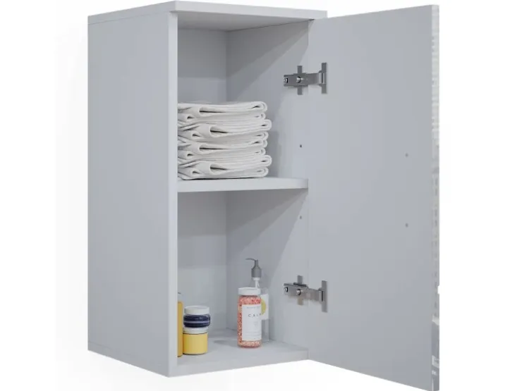 Vicco Badschrank Irma Hochglanz 30 x 59 cm* Regal Weiß