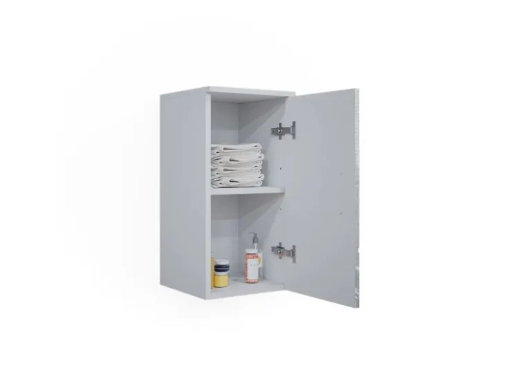 Vicco Badschrank Irma Hochglanz 30 x 59 cm* Regal Weiß
