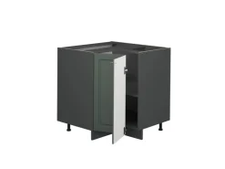 Vicco Eckunterschrank Fame-Line Grün-Gold Landhaus/Anthrazit 81 cm AP Anthrazit* Eckregale