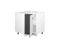 Vicco Eckunterschrank Fame-Line -Gold/Weiß 81 cm AP