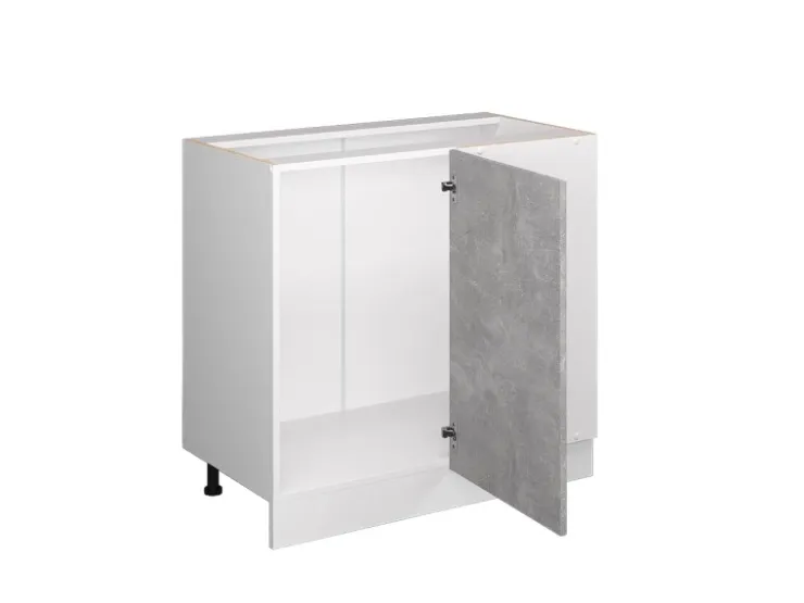 Vicco Eckunterschrank R-Line Küchen Eckschrank /Weiß 86 cm ohne Arbeitsplatte* Eckregale