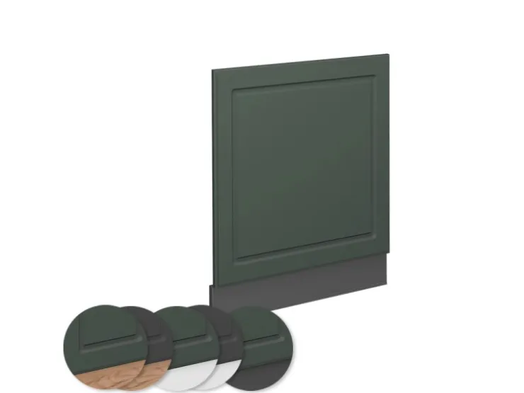 Vicco Frontblende Fame-Line Grün-Gold Landhaus/Anthrazit 60 cm ohne Arbeitsplatte