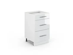 Vicco Küchenunterschrank Fame-Line Hochglanz/ 50 cm ohne Arbeitsplatte