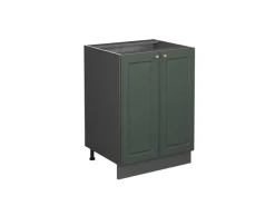 Vicco Küchenunterschrank Fame-Line Grün-Gold Landhaus/Anthrazit 60 cm ohne Arbeitsplatte* Schränke