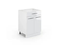 Vicco Küchenunterschrank Fame-Line Hochglanz/ 60 cm mit Schublade ohne Arbeitsplatte* Schränke