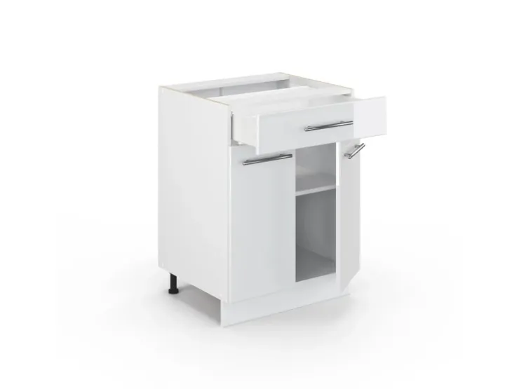 Vicco Küchenunterschrank Fame-Line Hochglanz/ 60 cm mit Schublade ohne Arbeitsplatte* Schränke