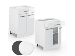 Vicco Küchenunterschrank Fame-Line Hochglanz/ 60 cm mit Schublade ohne Arbeitsplatte* Schränke